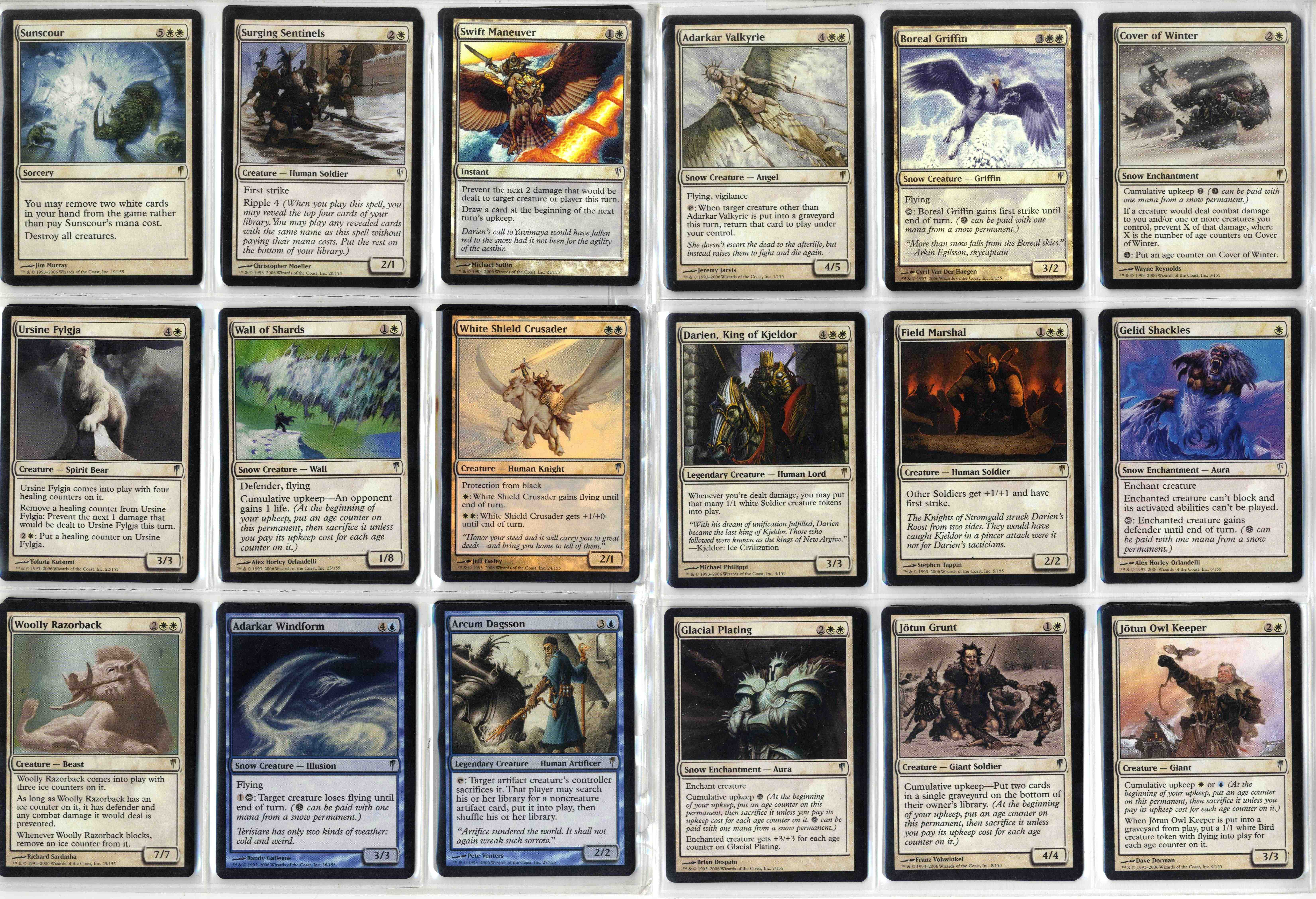 Cold Snap Complete Set with Additional Foils