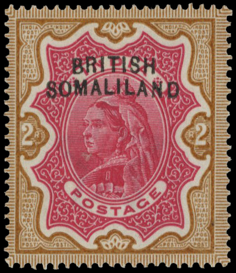 Somaliland Protectorate SG 11a curved opt mint 