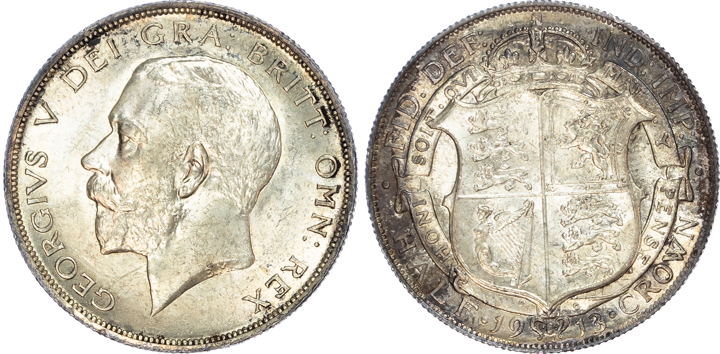 George V (1910-1936), Halfcrown, 1913
