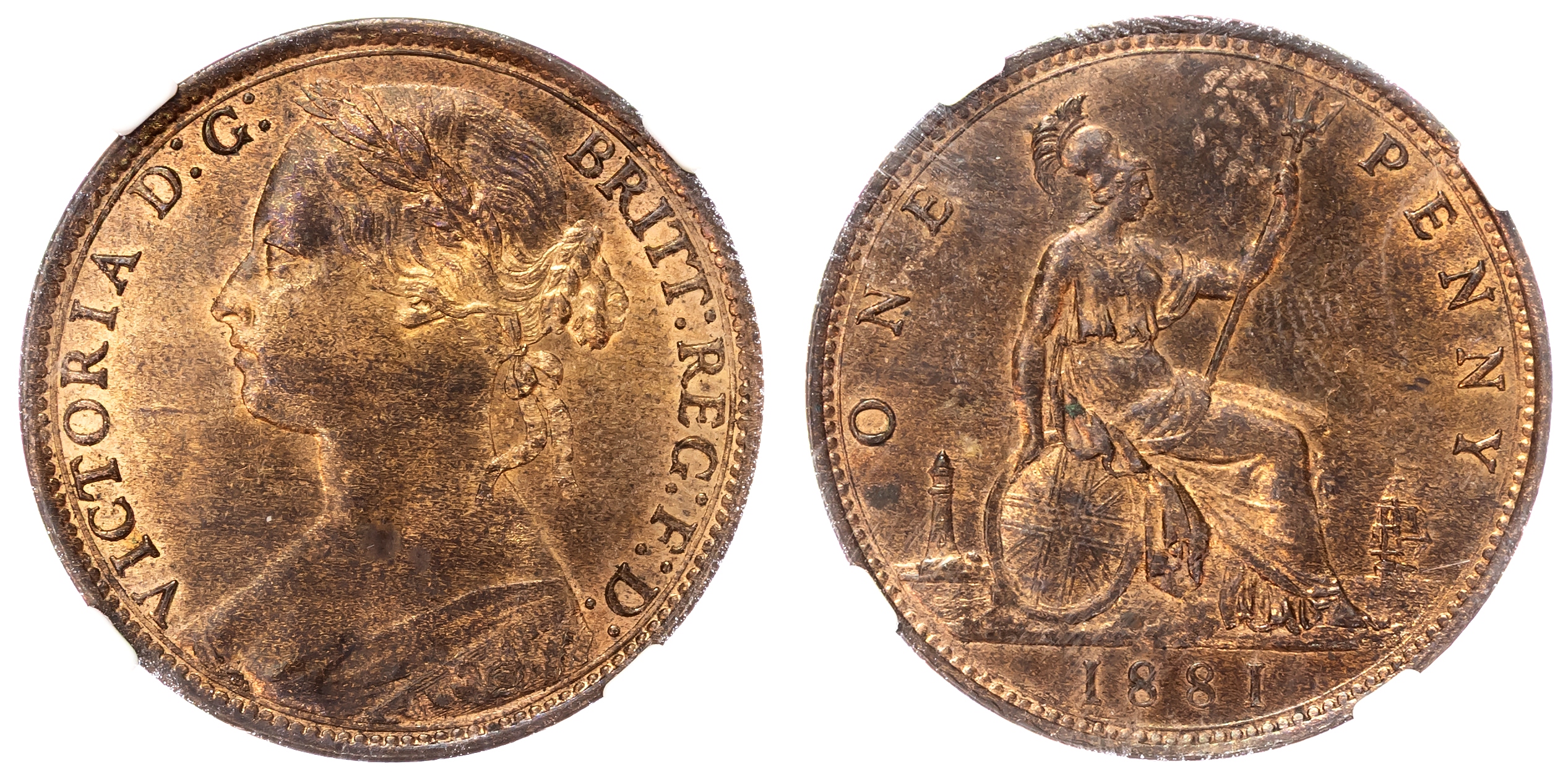 Victoria (1837-1901), Penny, 1881.