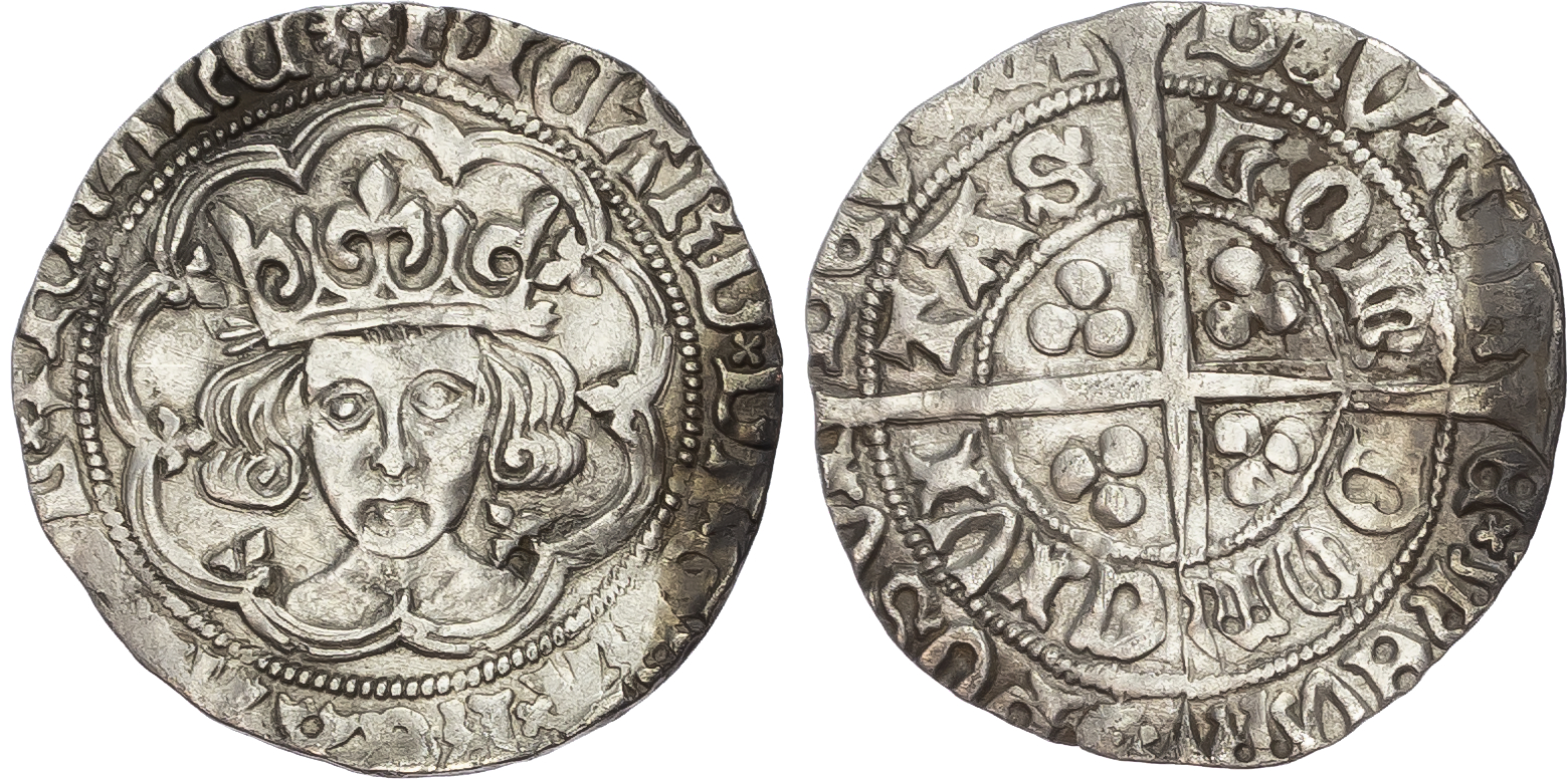 Richard III (1483-1485), Groat, London mint, mintmark sun and rose 2.