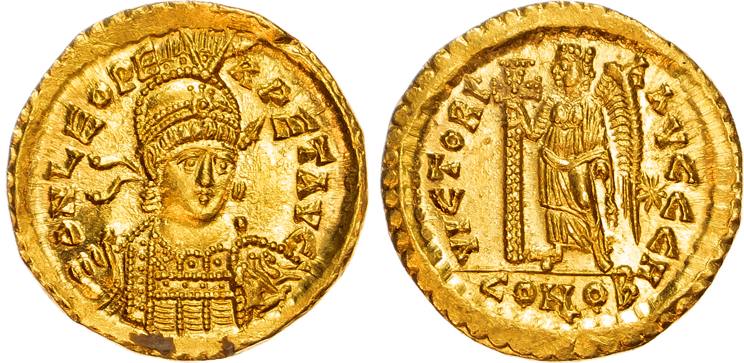 Leo I (AD 457-473) AV Solidus, Constantinople, AD 462-466, 4.50g. 