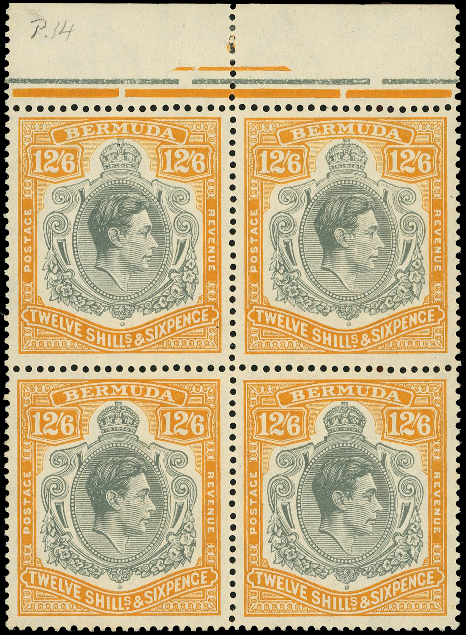 Bermuda SG 120b block mint