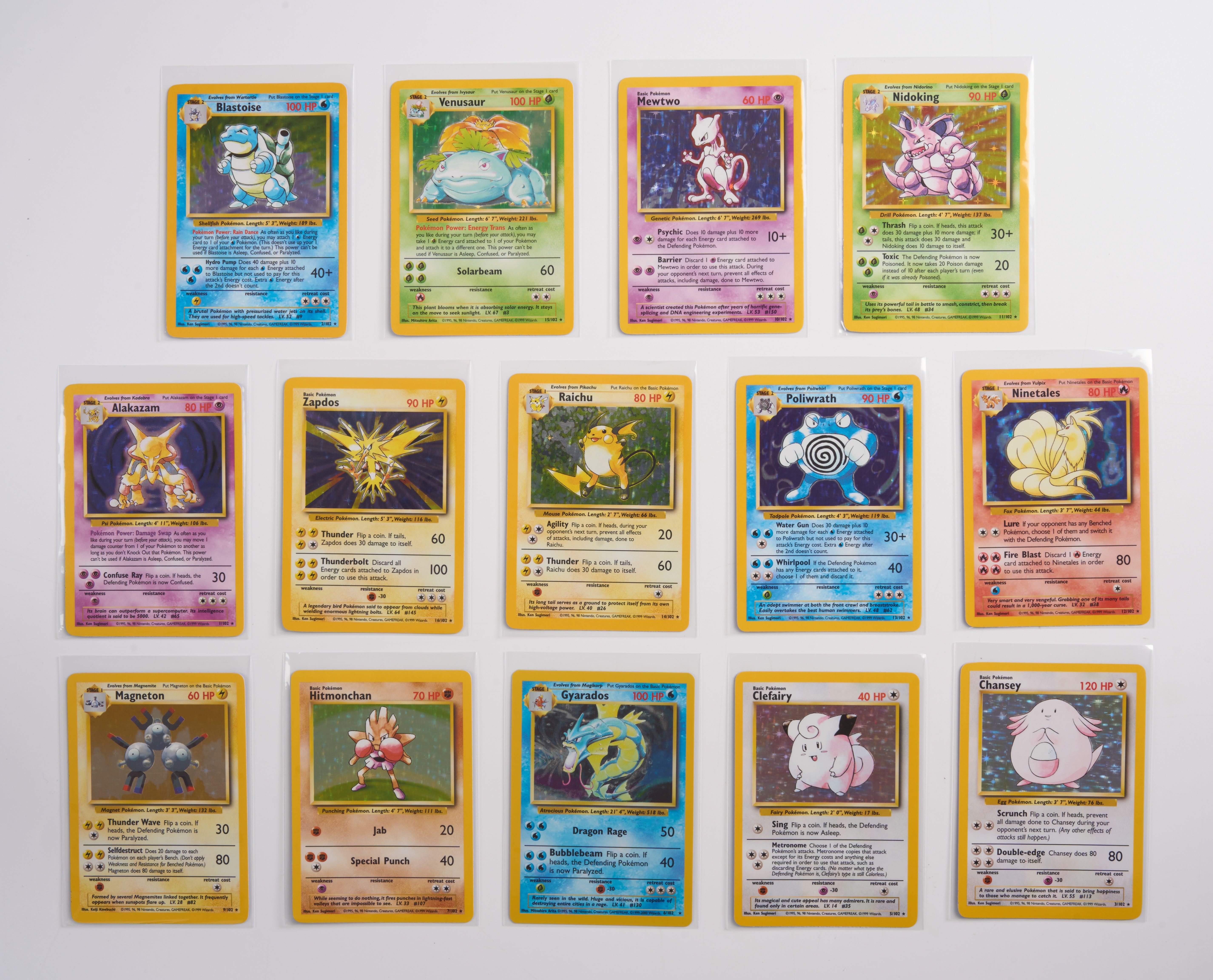 Base Set - Unlimited x14 Holo Set