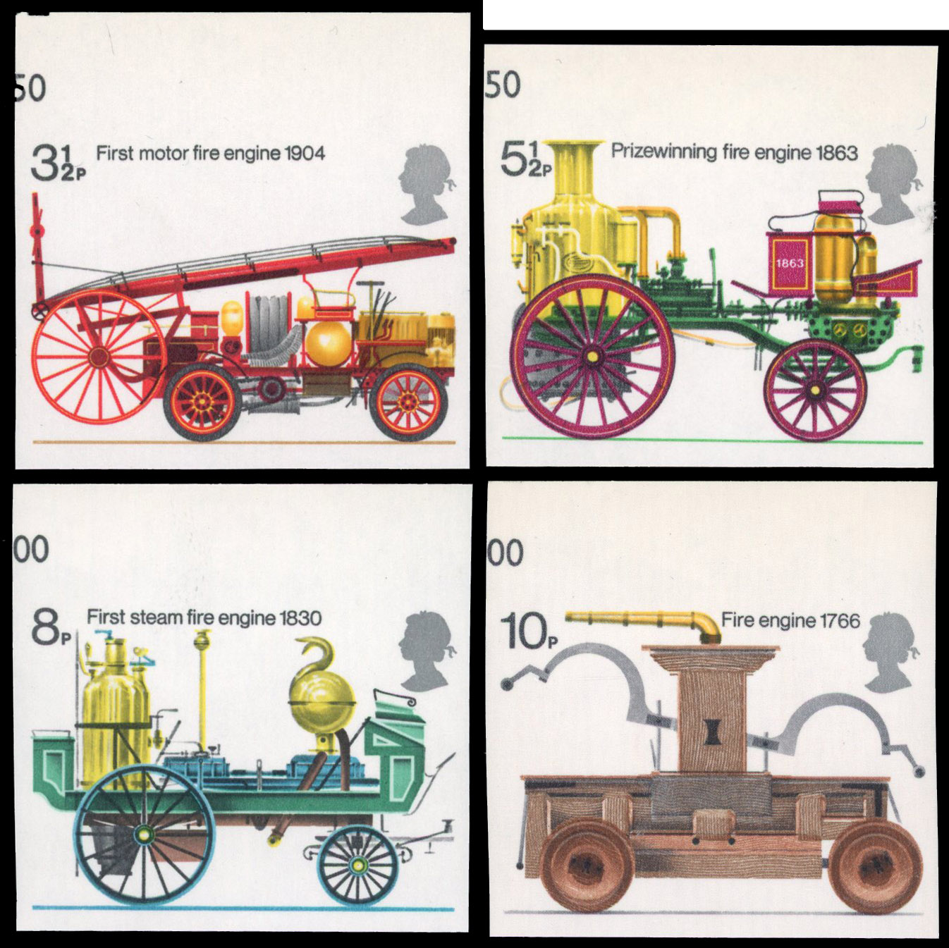 GB SG 950-953 imprimaturs 