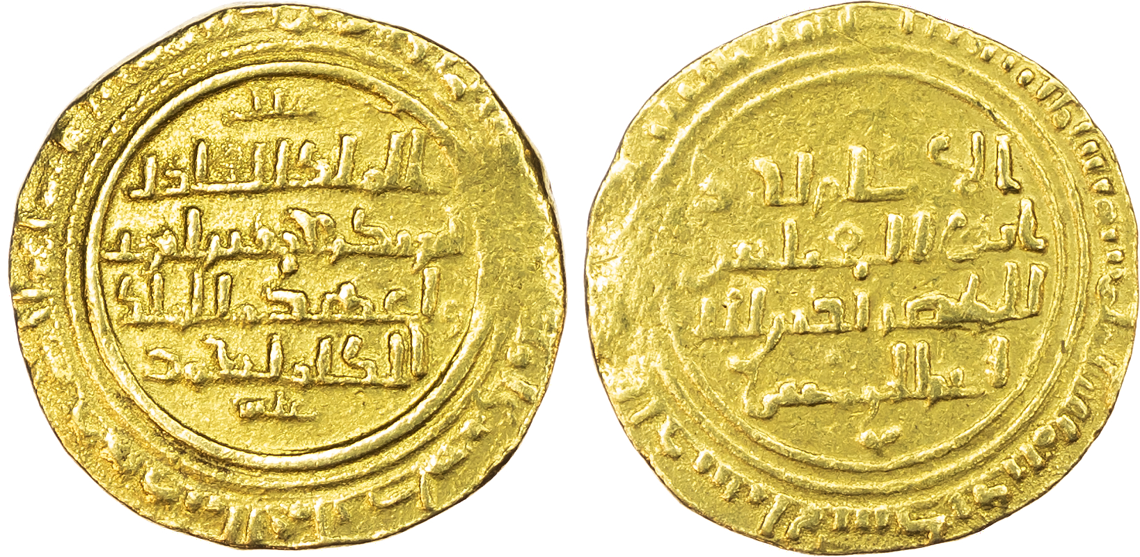 Ayyubid, al‑’Adil Abu Bakr I (AH 592‑615 / 1196‑1218 AD), gold Dinar, AH 605 / 1208/9 AD, al-Iskandariya,