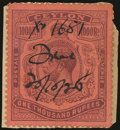 Ceylon SG 323 fiscally used 