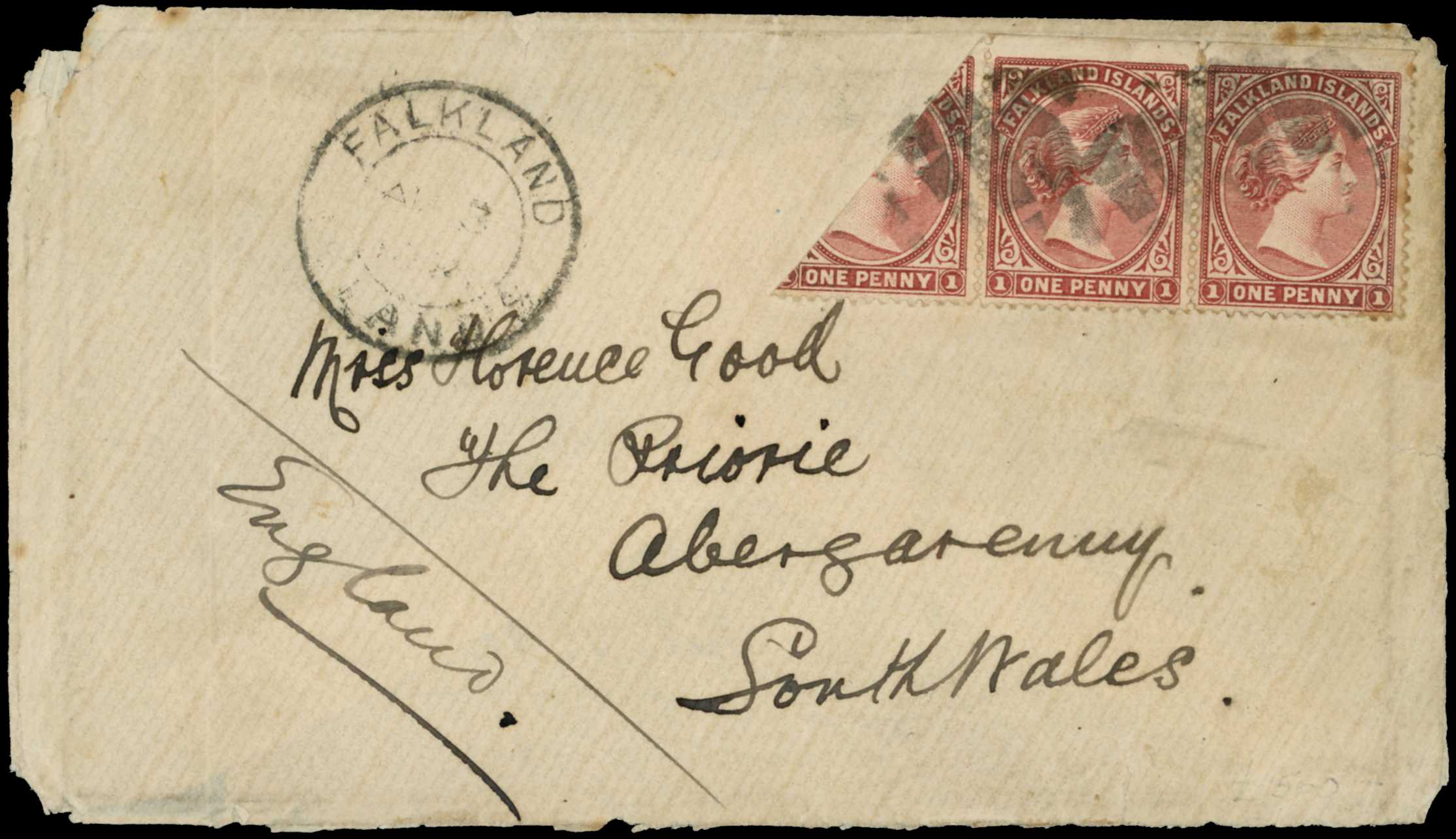 1885-91 1d claret pair and adjoining bisect,...