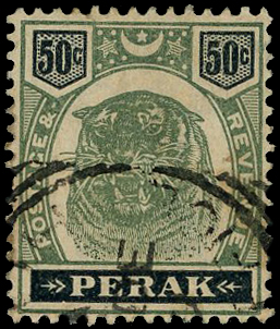 Malaya Perak SG 75 used