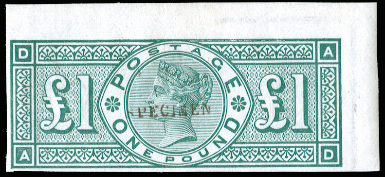 GB 1891 (SPECIMEN) SG212var