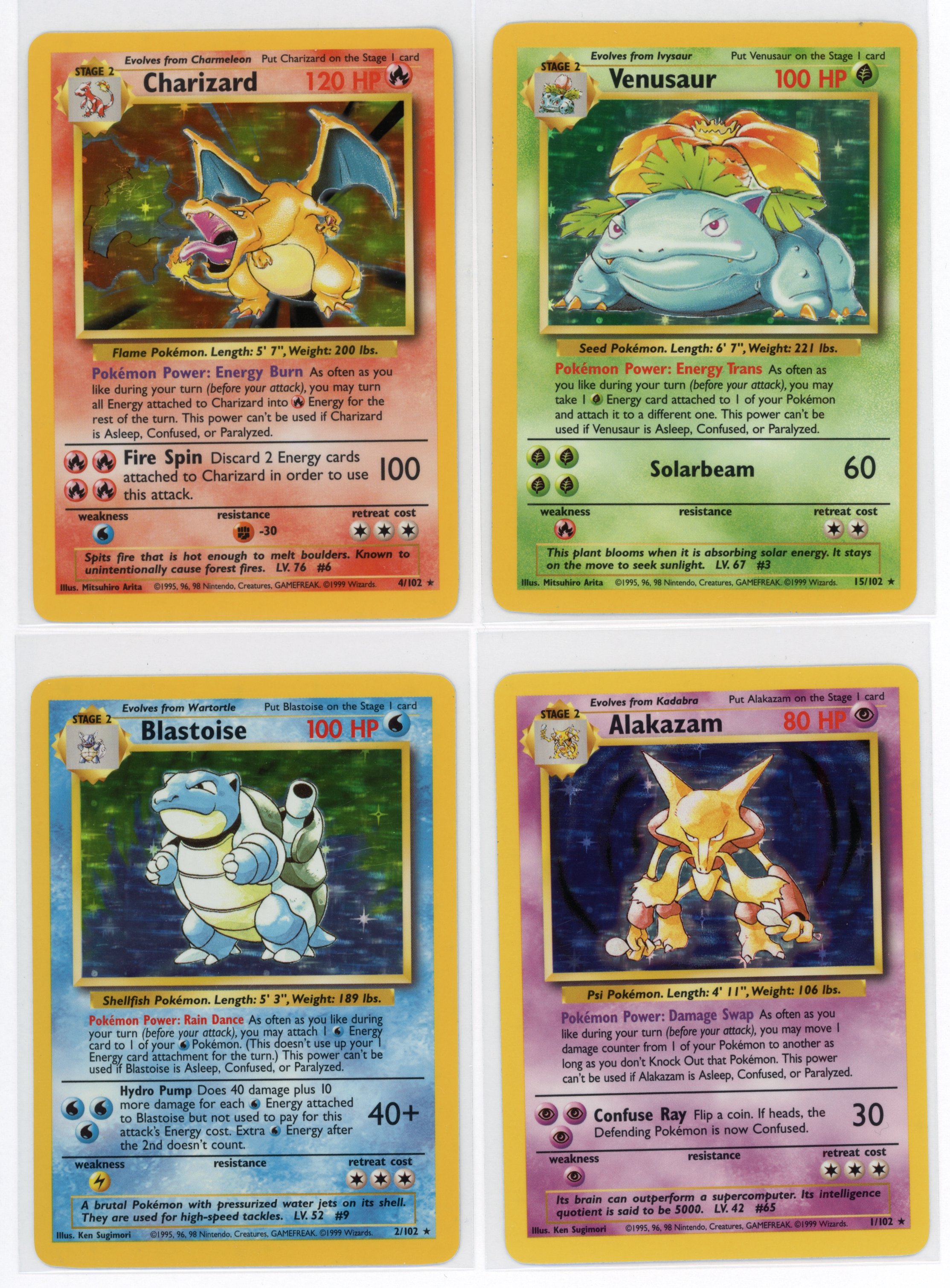 Base Set -  Unlimited & 4th Print - All Holos + Partial Set