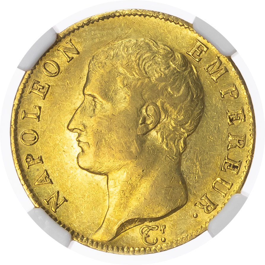 France. Napoleon I AV 40 Francs. 1806W. (Lille). 