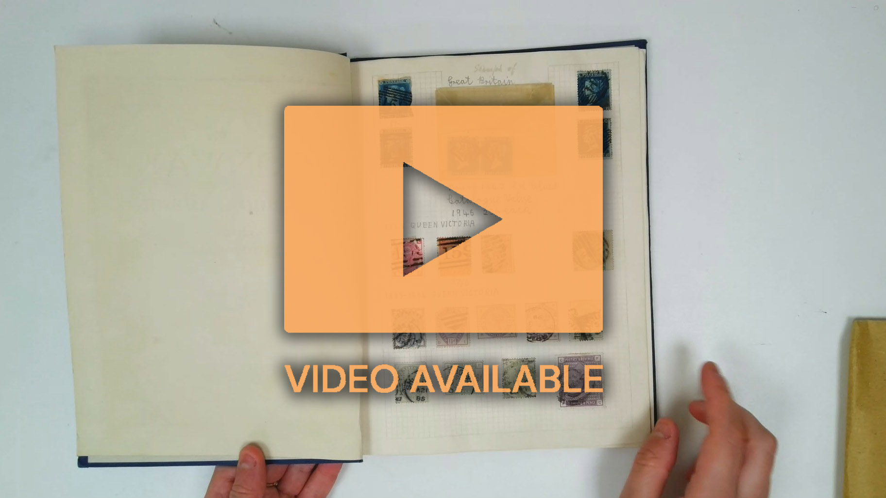 GB 1840-1967 mainly used collection housed in a blue album