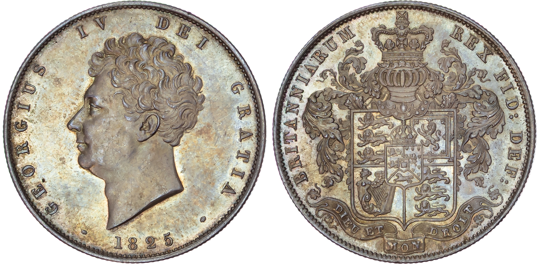 George IV (1820-1830), AR Halfcrown, 1825.