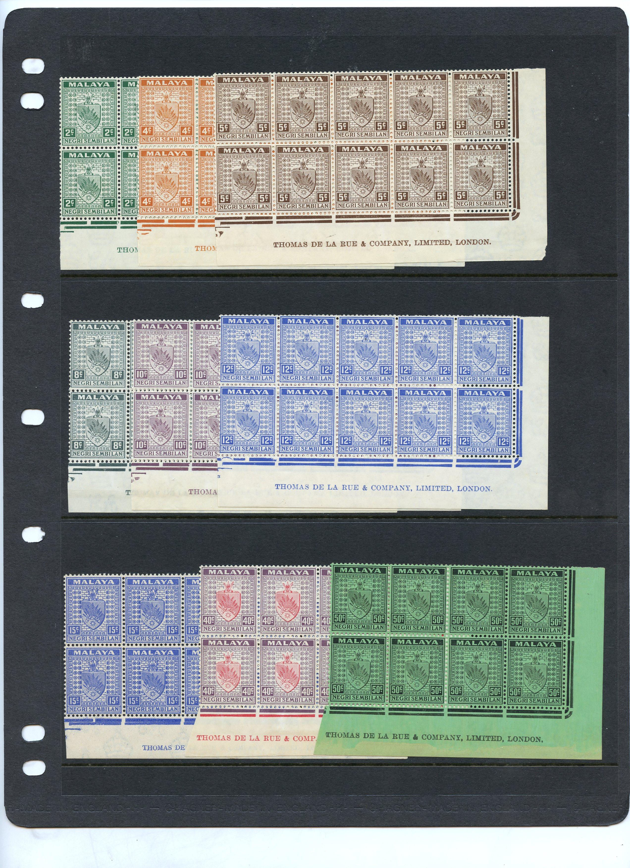 Negri Sembilan SG 21/36 blocks...