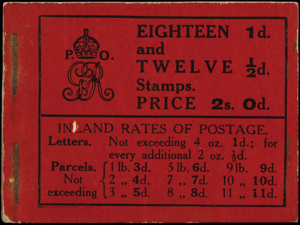 1912 (Sept) 2s. booklet, good perfs...