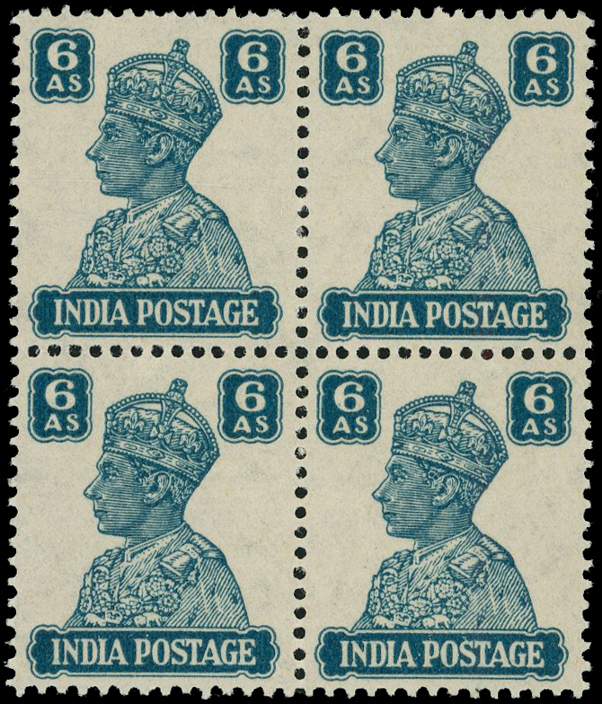 India SG 274w block mint