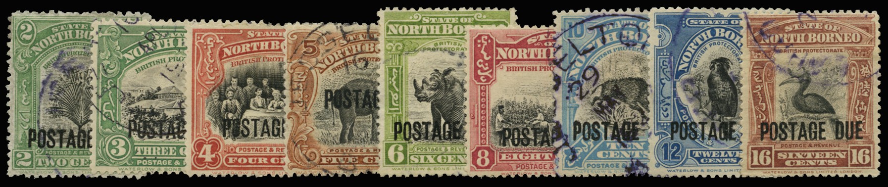 Postage Due.  1918-30 basic set of 9...