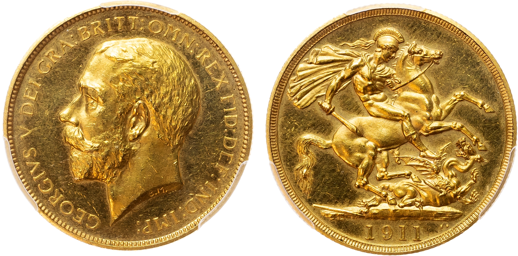 George V (1910-1936) Proof Two Pound, 1911.