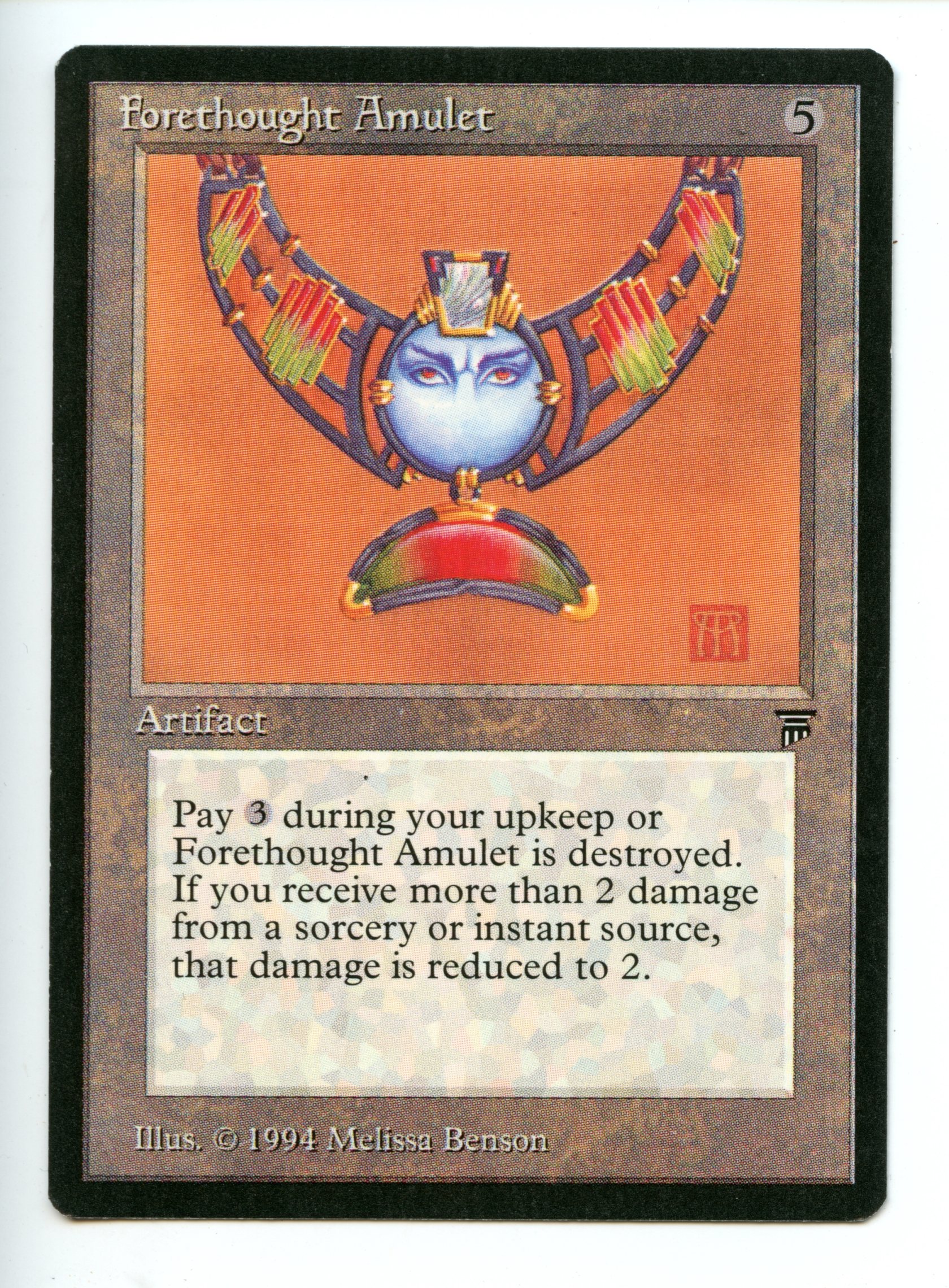 Magic the Gathering - Forethought Amulet  - Legends - Lightly Played