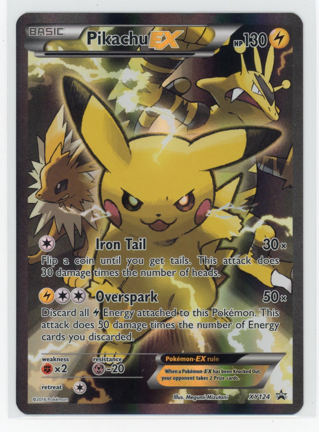 Pikachu Black Star Promo XY124 (LP)