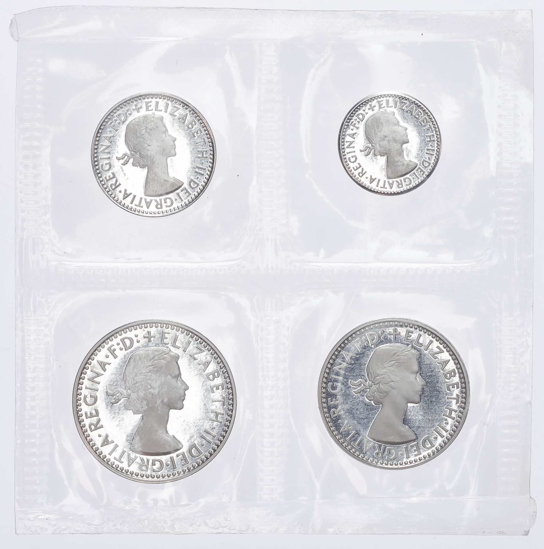 Elizabeth II (1952-2022), Maundy Set, 2015, Fourpence, Threepence, Twopence, Penny.