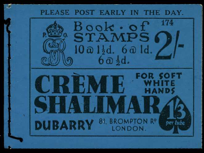 1931 (October) 2/- booklet (#174), some...