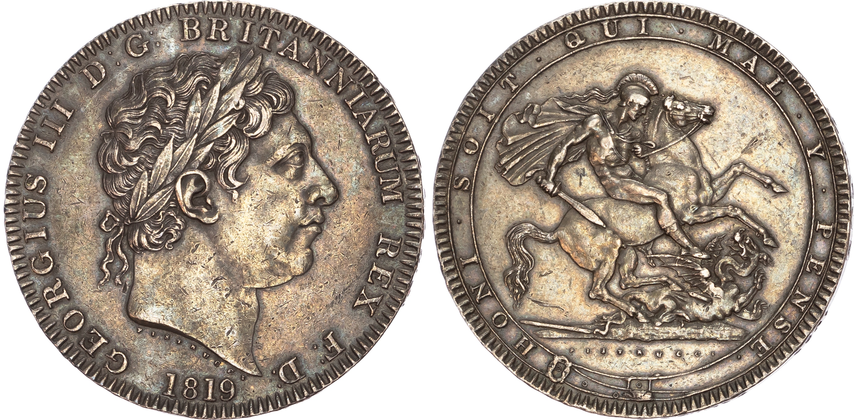 George III (1760-1820), Crown, 1819 LIX