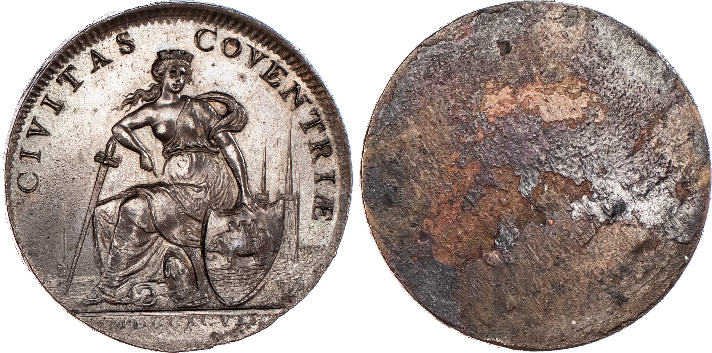 Coventry, Thomas Sharp uniface die trial...