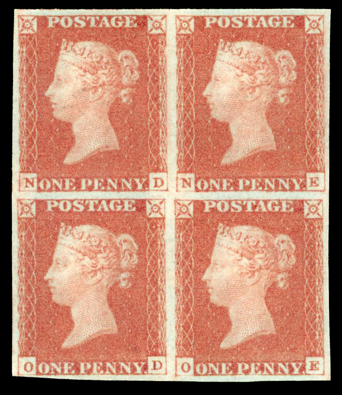 SG 8 Plate 74 block of four 