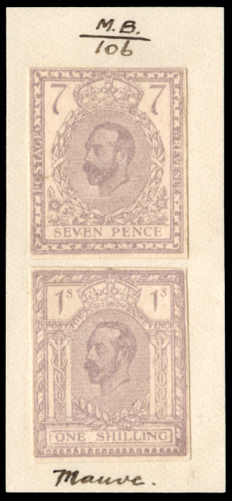 Great Britain 1910 (ESSAY) SG.