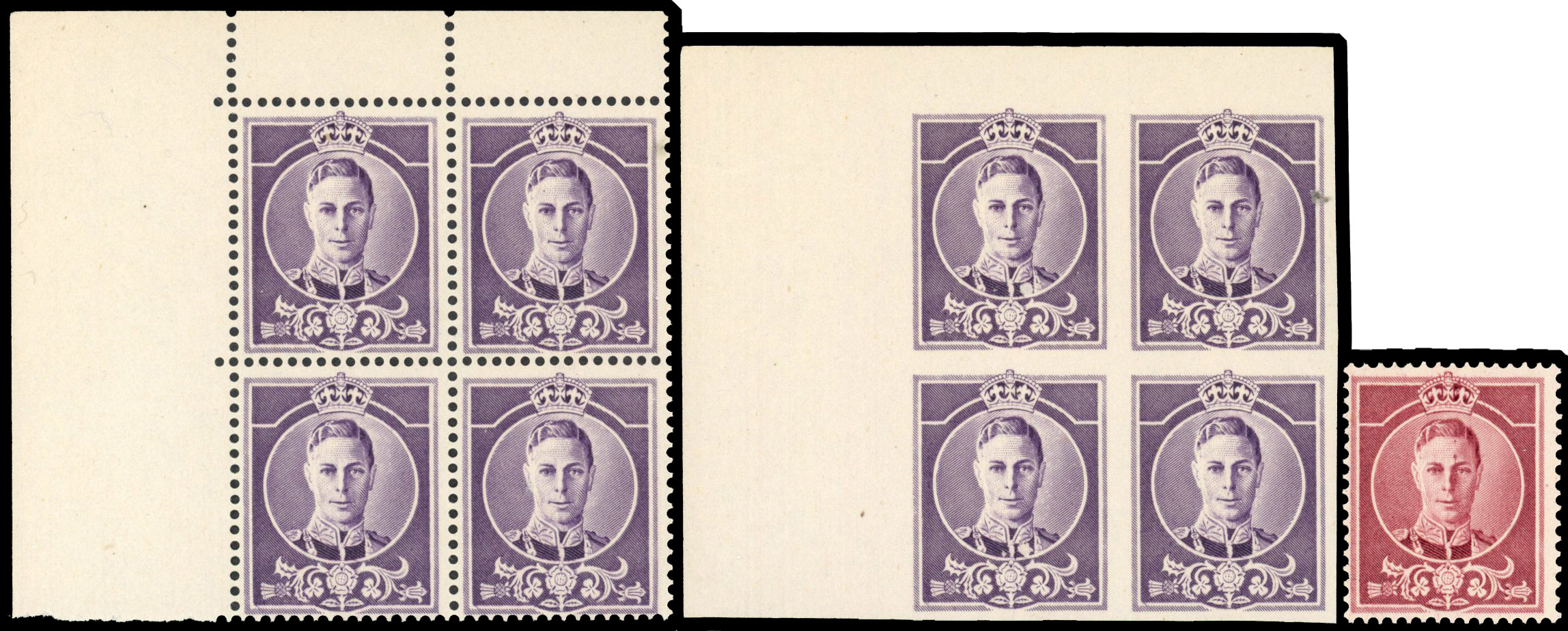1937 King George VI Waterlow full-face essays