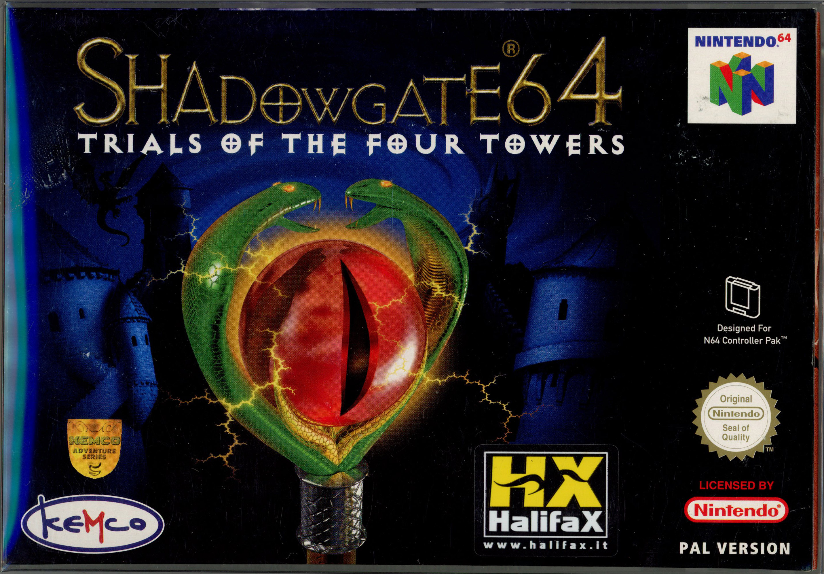 Nintendo - ShadowGate 64 - Trials of the Four Towers - N64 - Complete in Box 