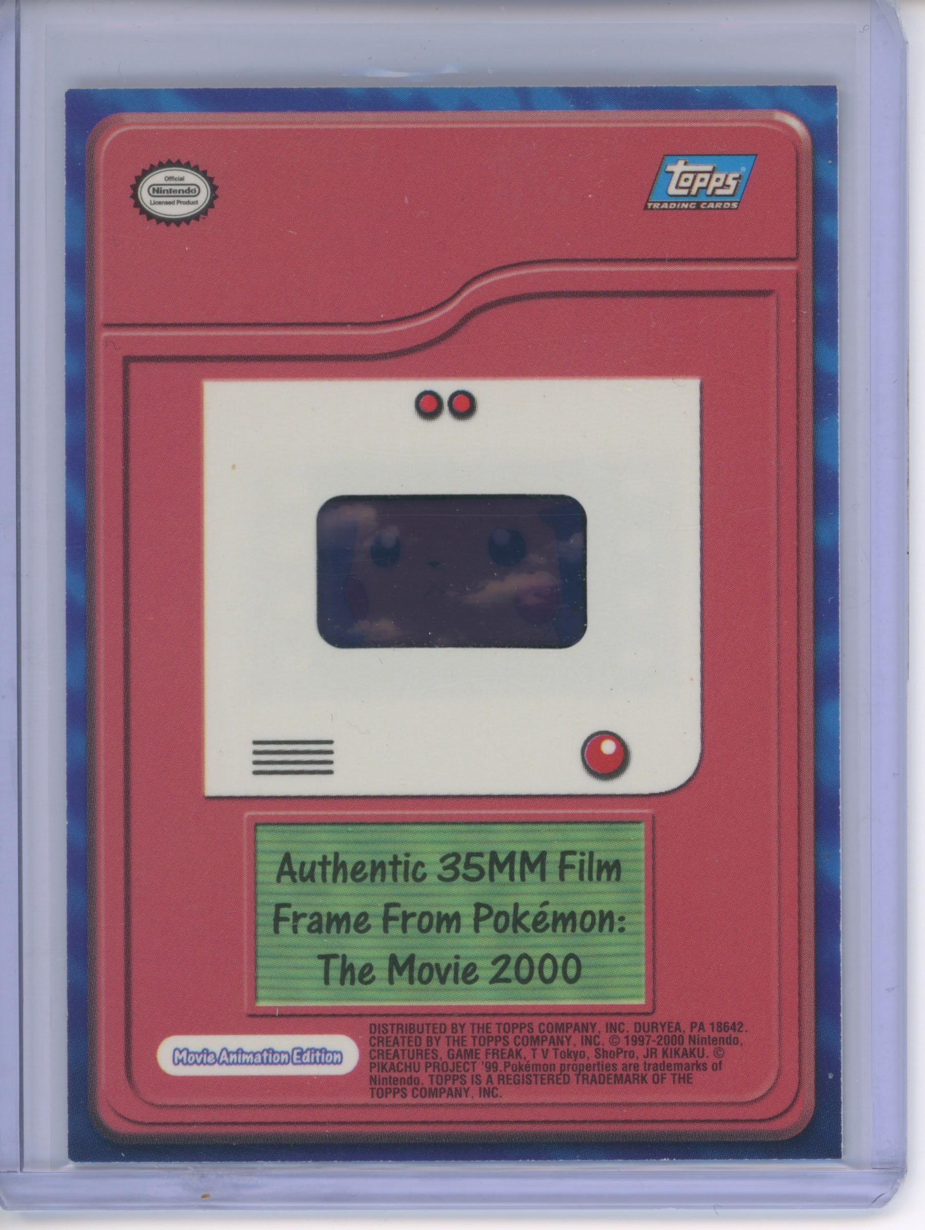 Pokémon Topps - Authentic Film Cell - Pokémon The Movie 2000