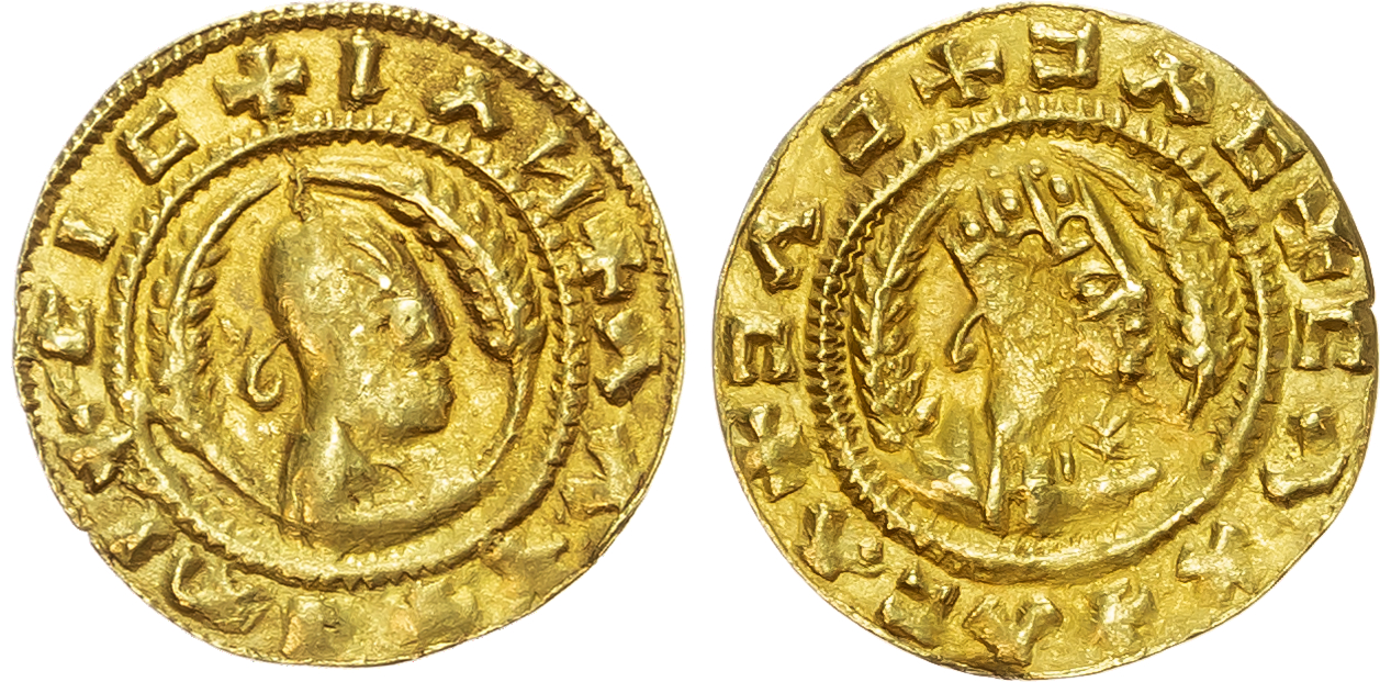 Eon (c. AD 410-450) AV Unit, 1.60g. 