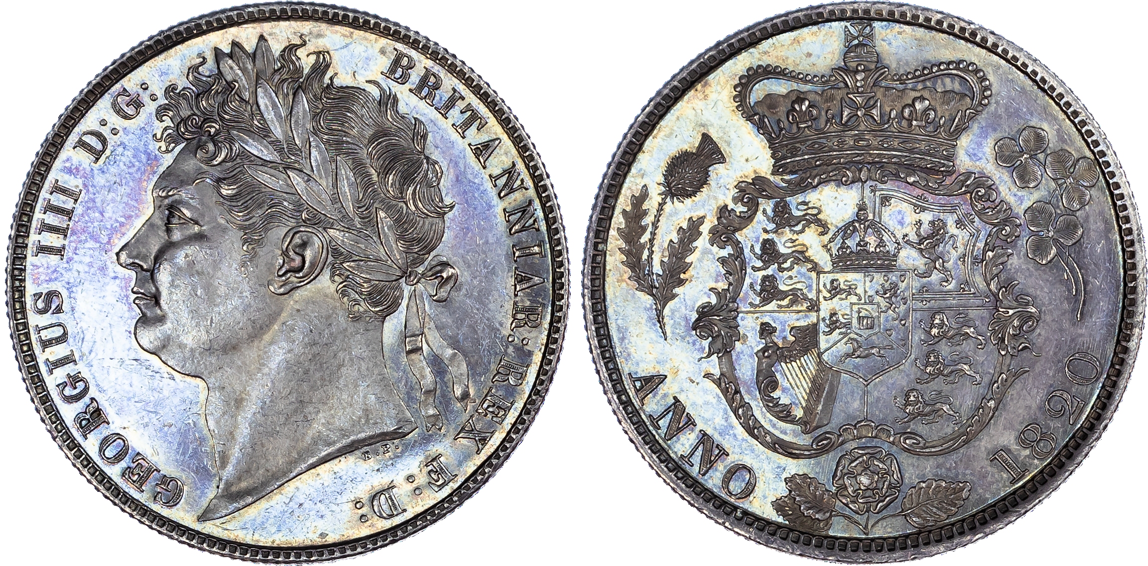 George IV (1820-1830), Proof Halfcrown, 1820