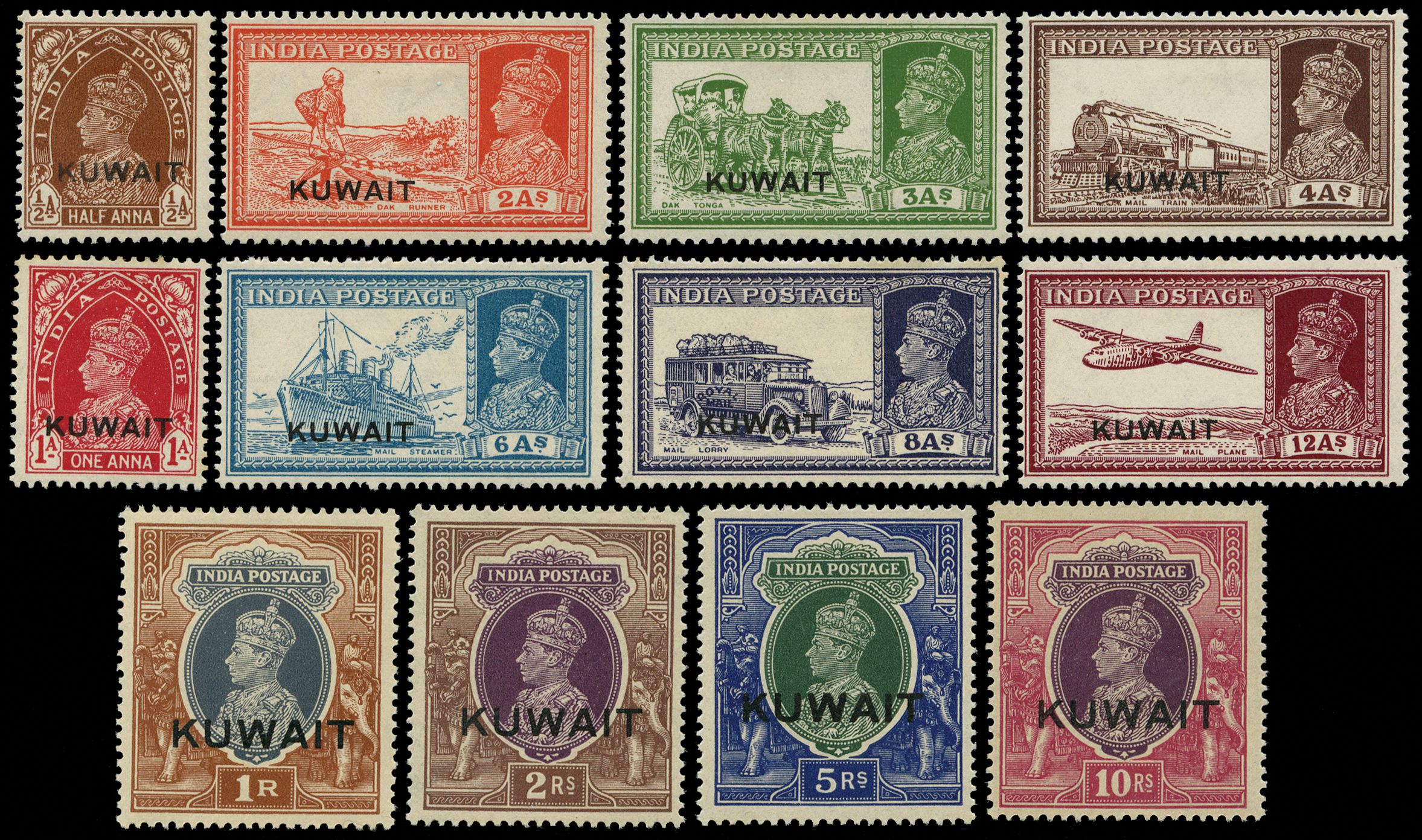 1939 set to 10r, large part o.g., fine except...