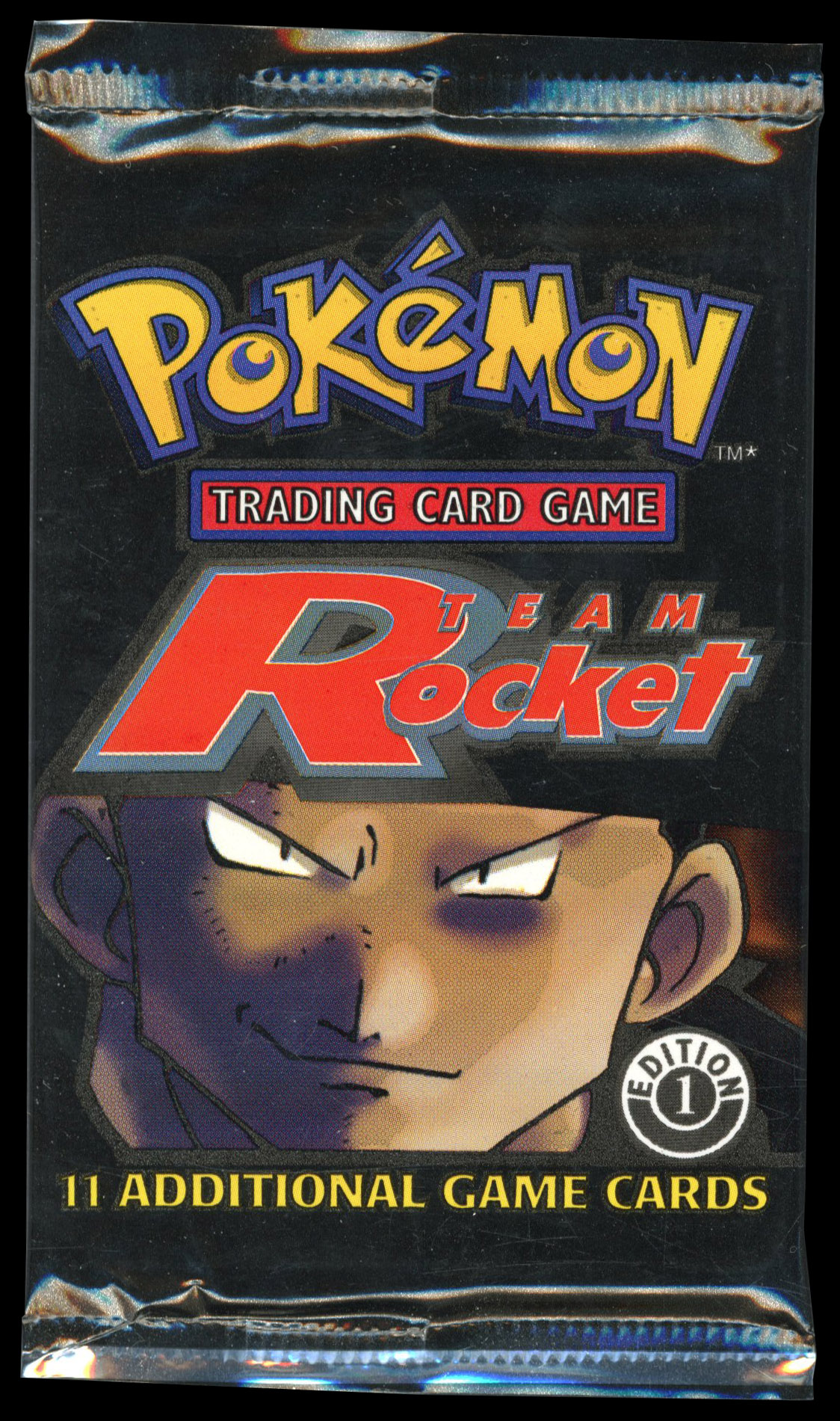 Pokémon TCG - Team Rocket 1st Edition Sealed Booster Pack - Giovanni Artwork