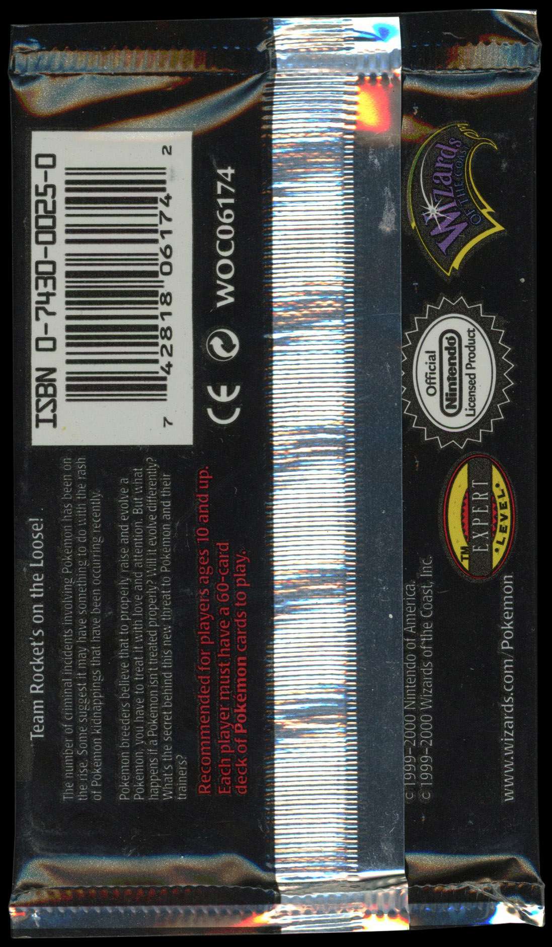 2000 team rocket booster box Pokemon - Team Rocket 1. Edition (2000) - Booster Packs ART SET main image 1