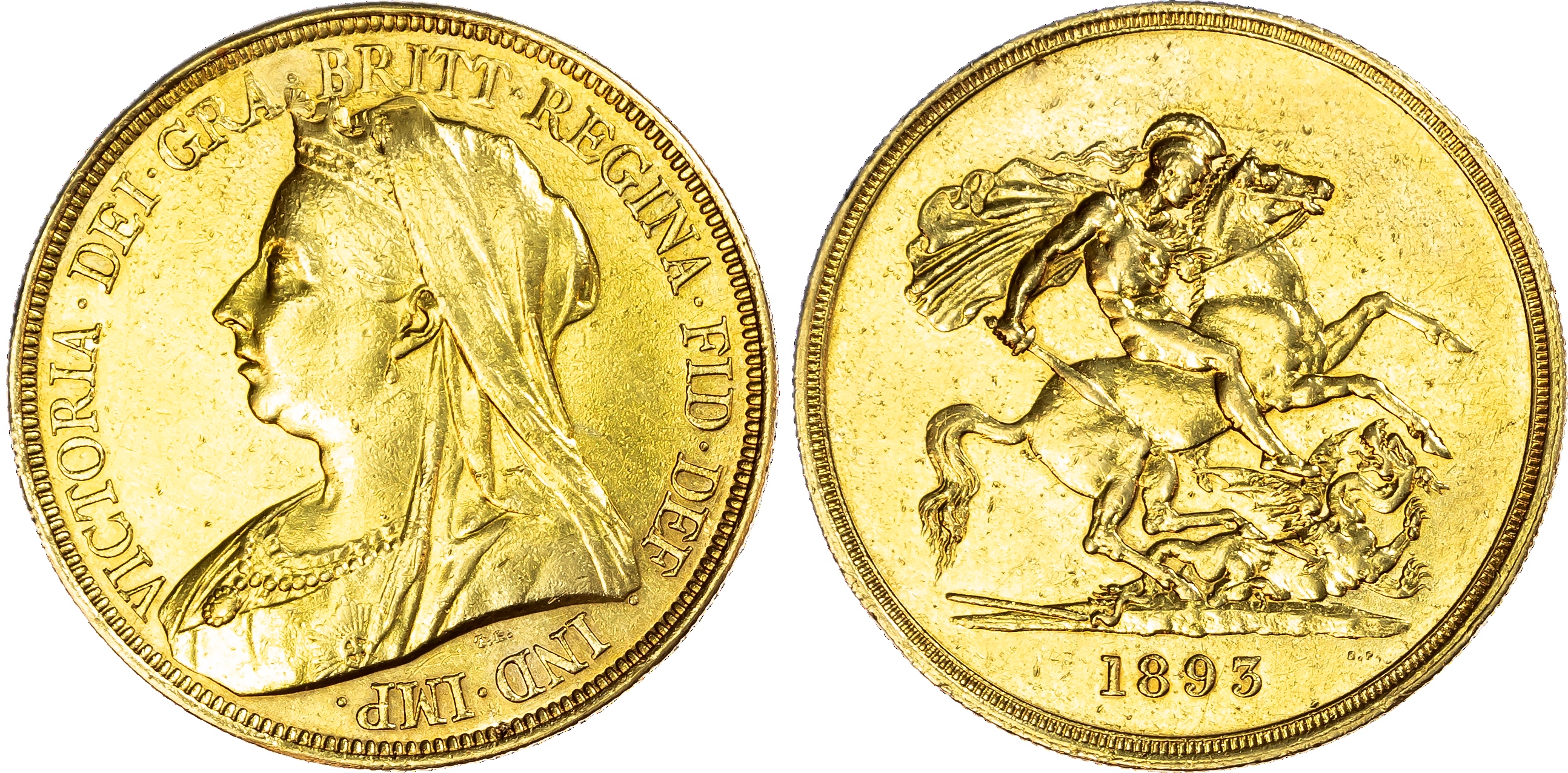 Victoria (1837-1901), Five-Pounds, 1893