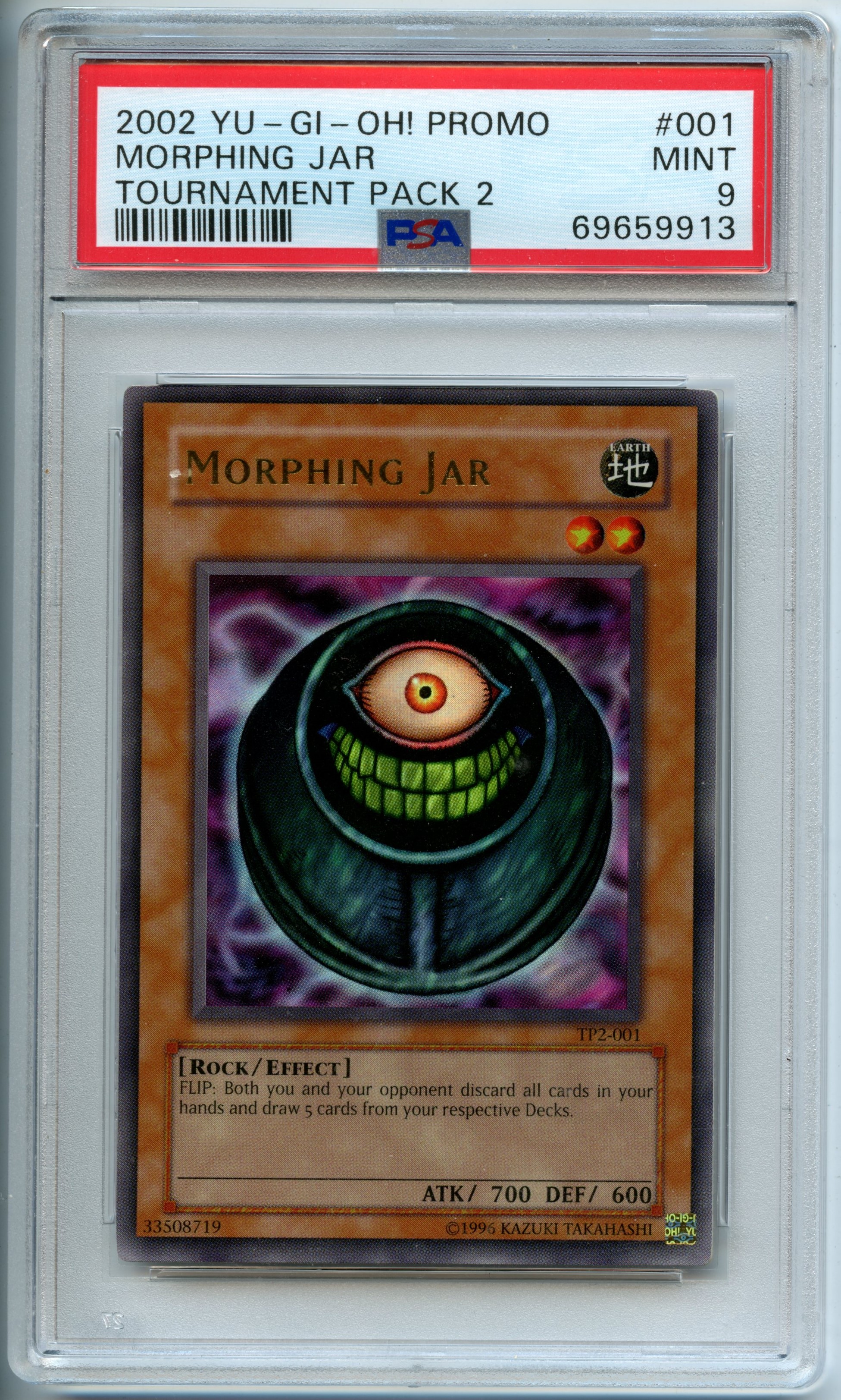 Yu-Gi-Oh! - Morphing Jar   - Tournament Pack 2 - PSA 9