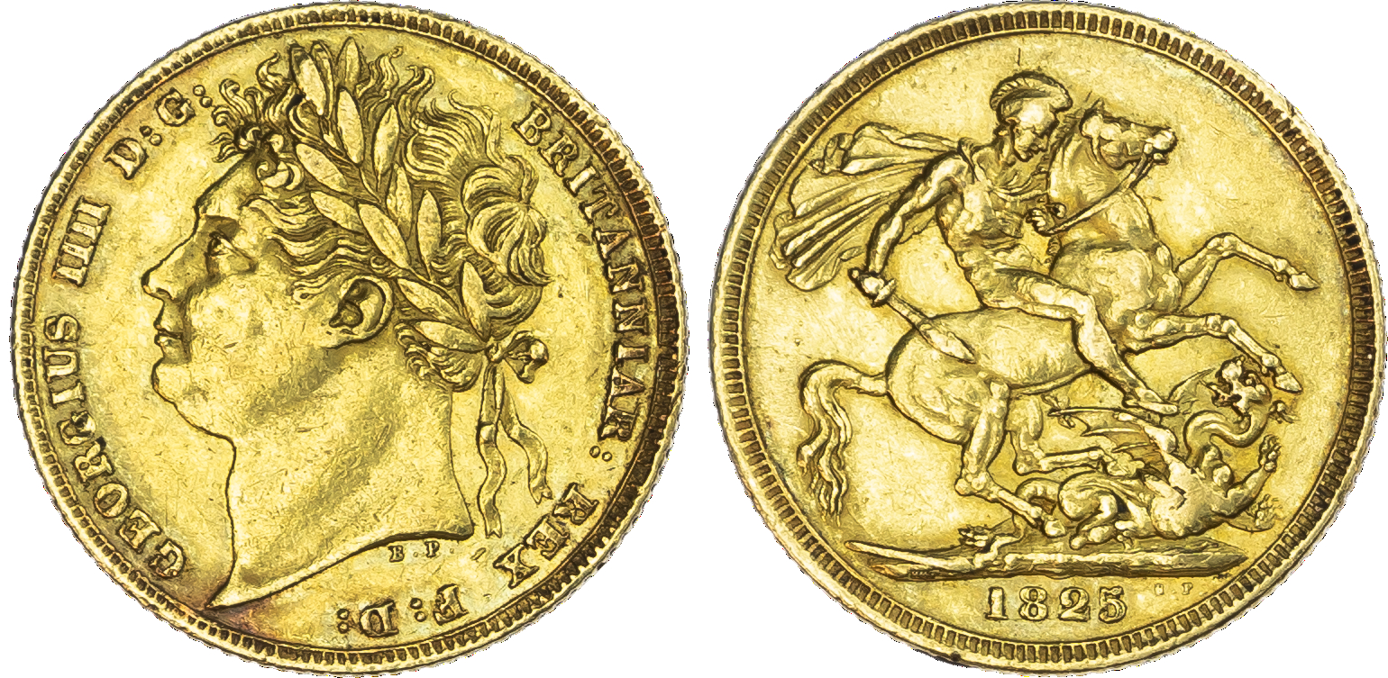 George IV (1820‑30), Sovereign, 1825,