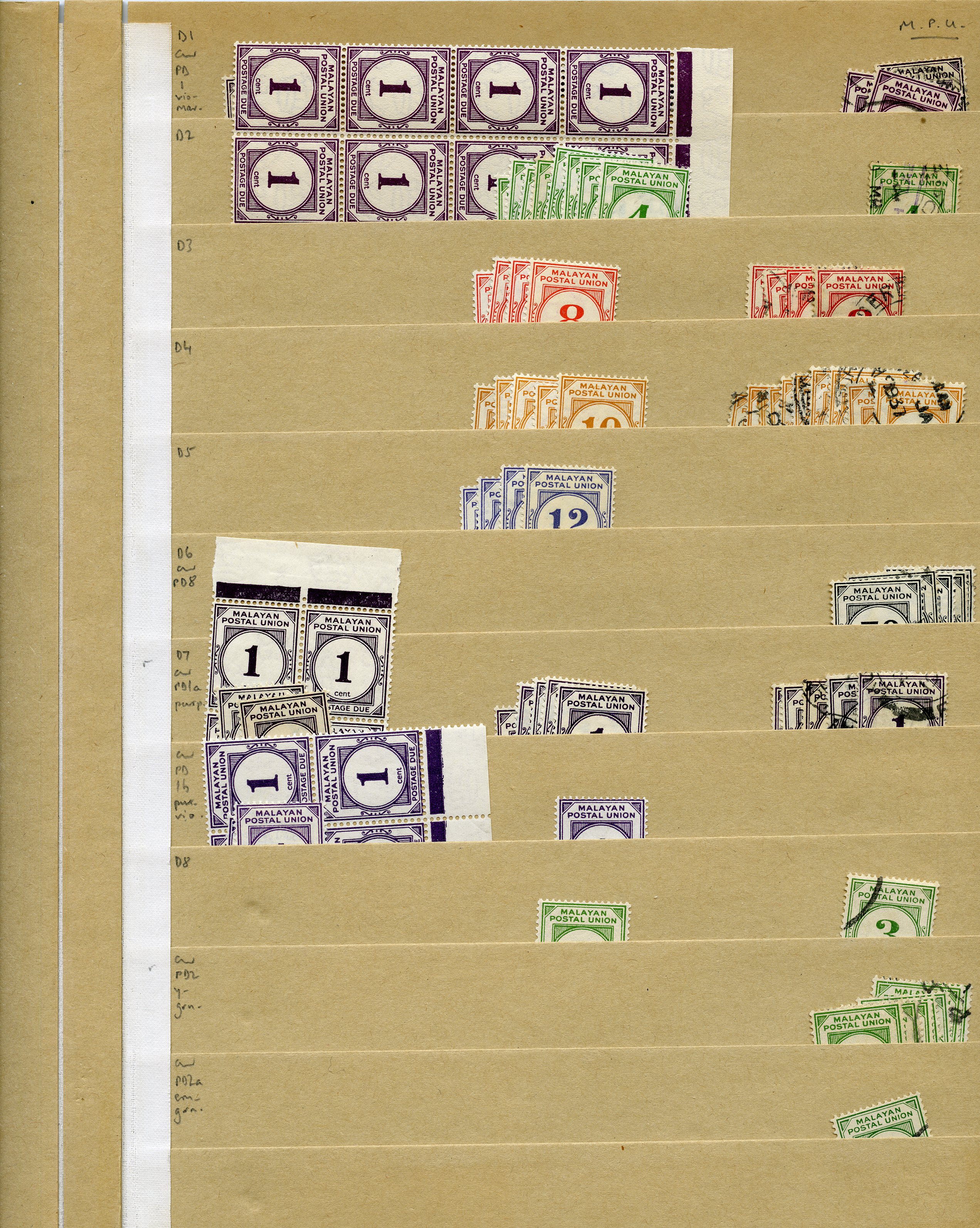 KG VI stock on manila stocksheets, a few...