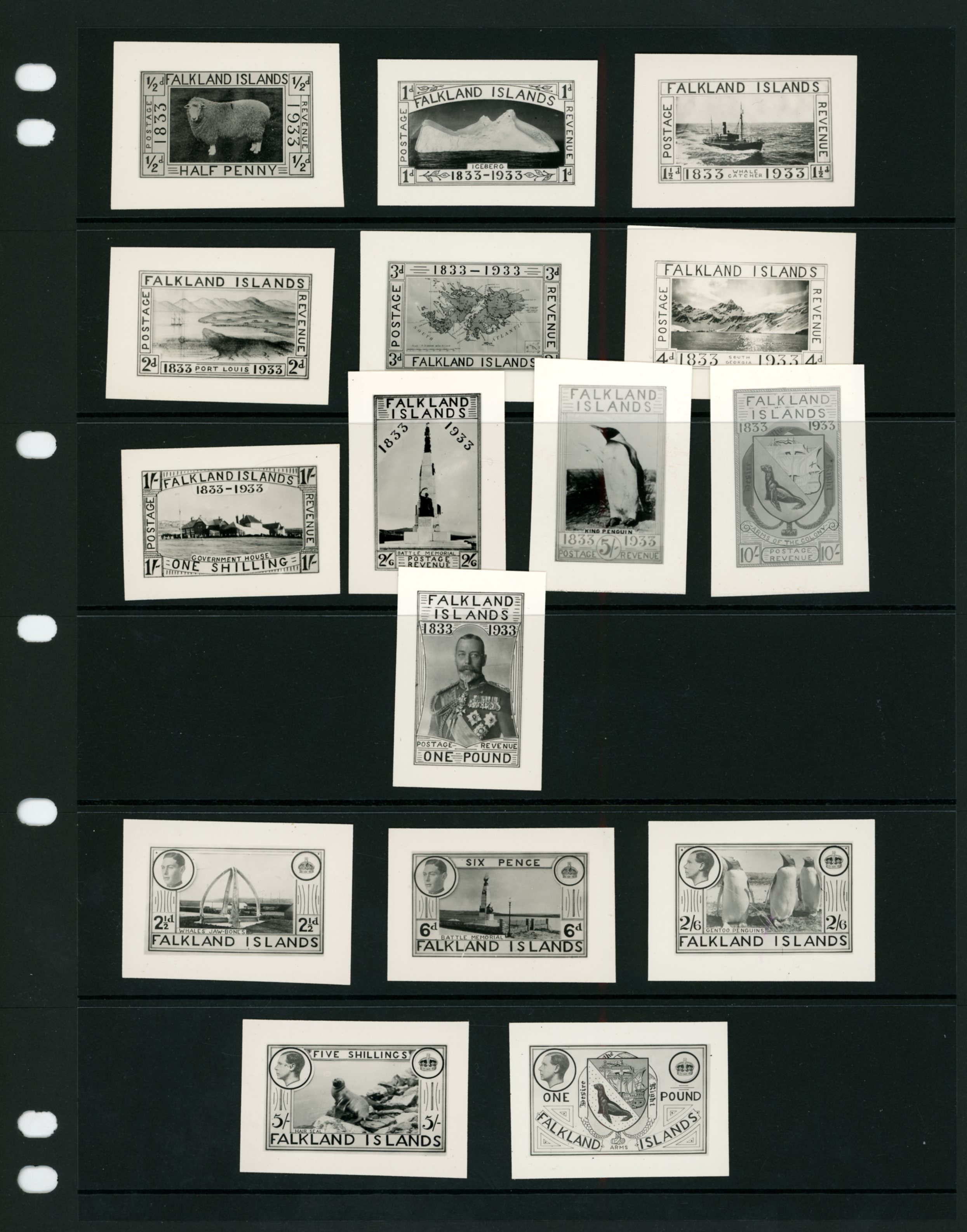 1933 Centenary photographs of essays at a...