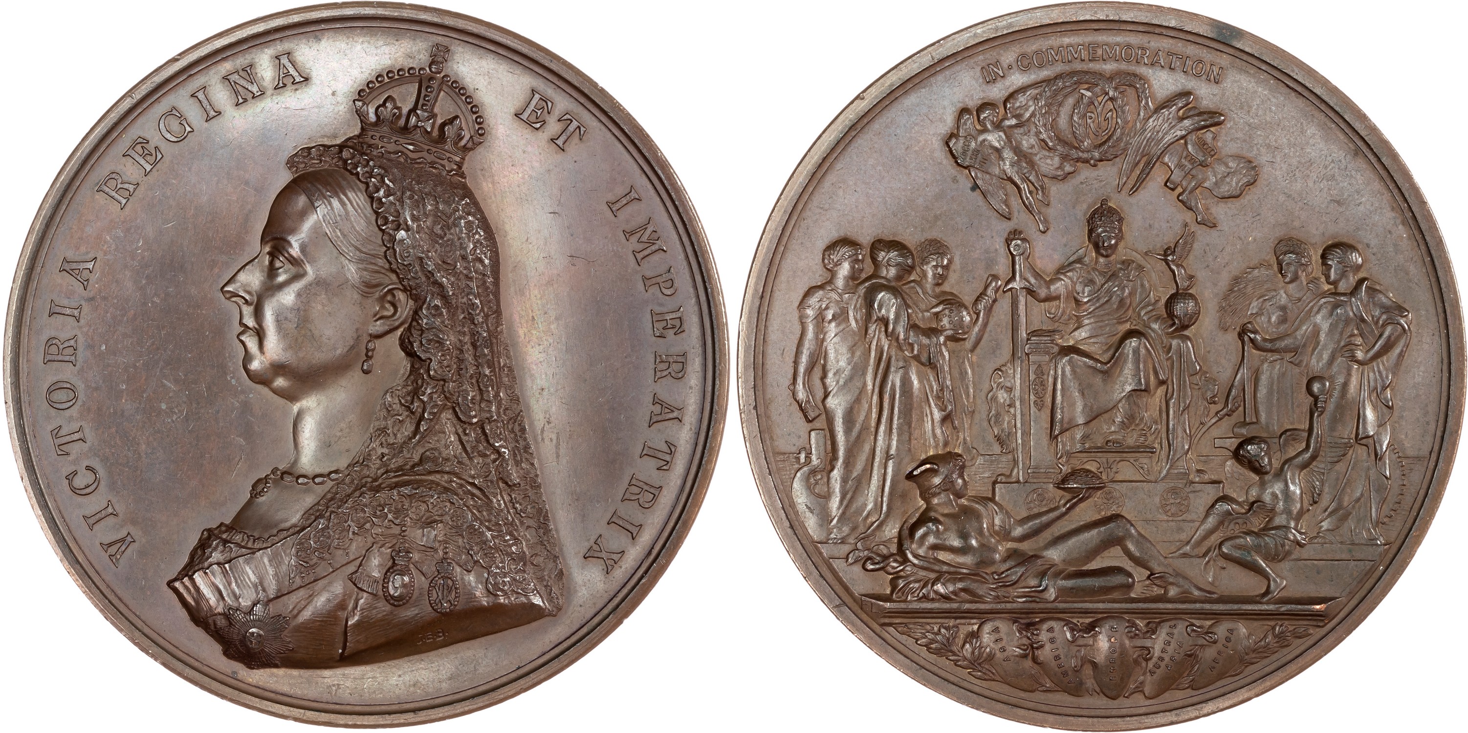 Victoria 1837-1901, Golden Jubilee of Queen Victoria, 1887, Bronze Medal