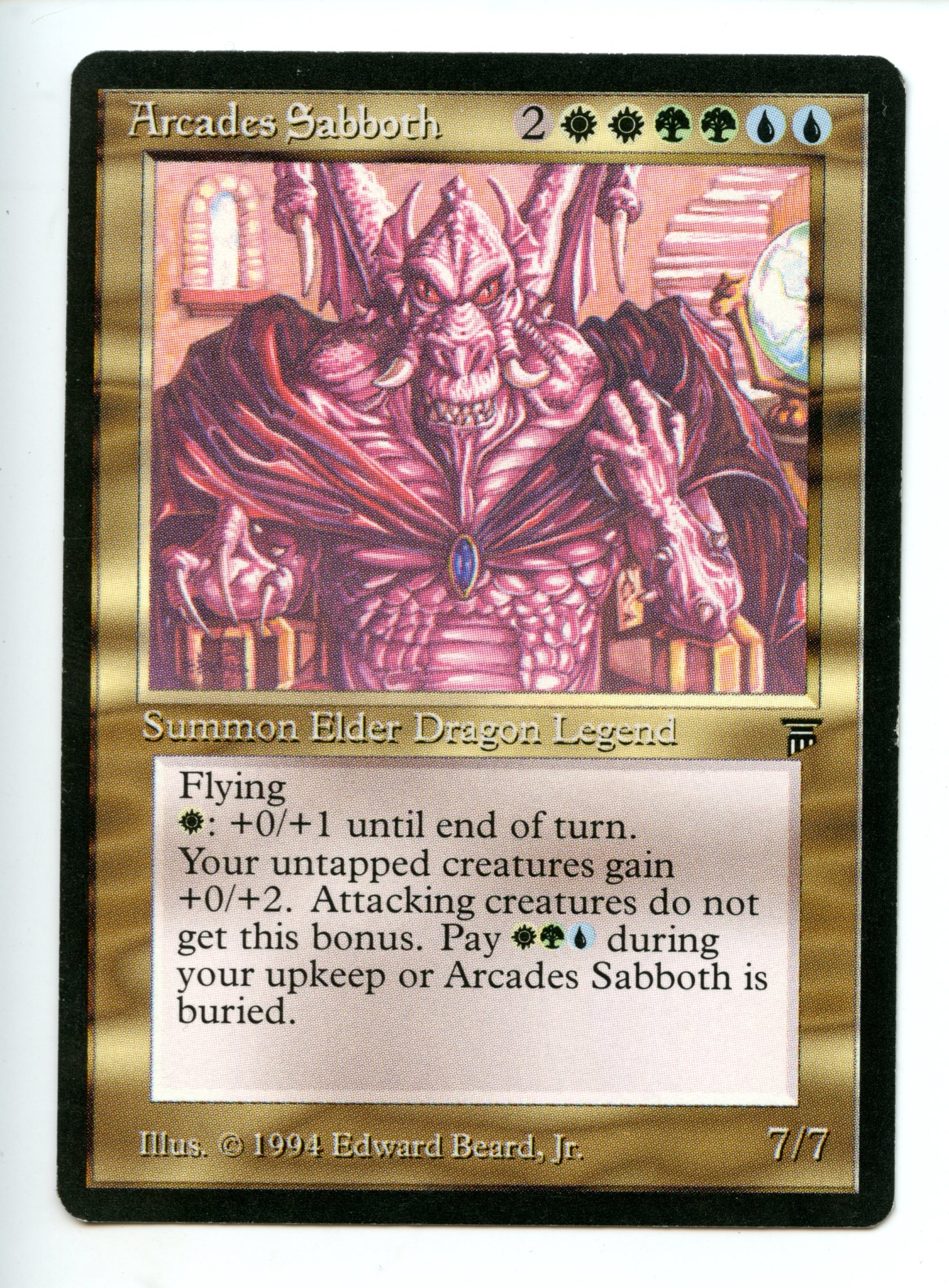 Magic The Gathering - Arcades Saboth - Legends - Moderately Played