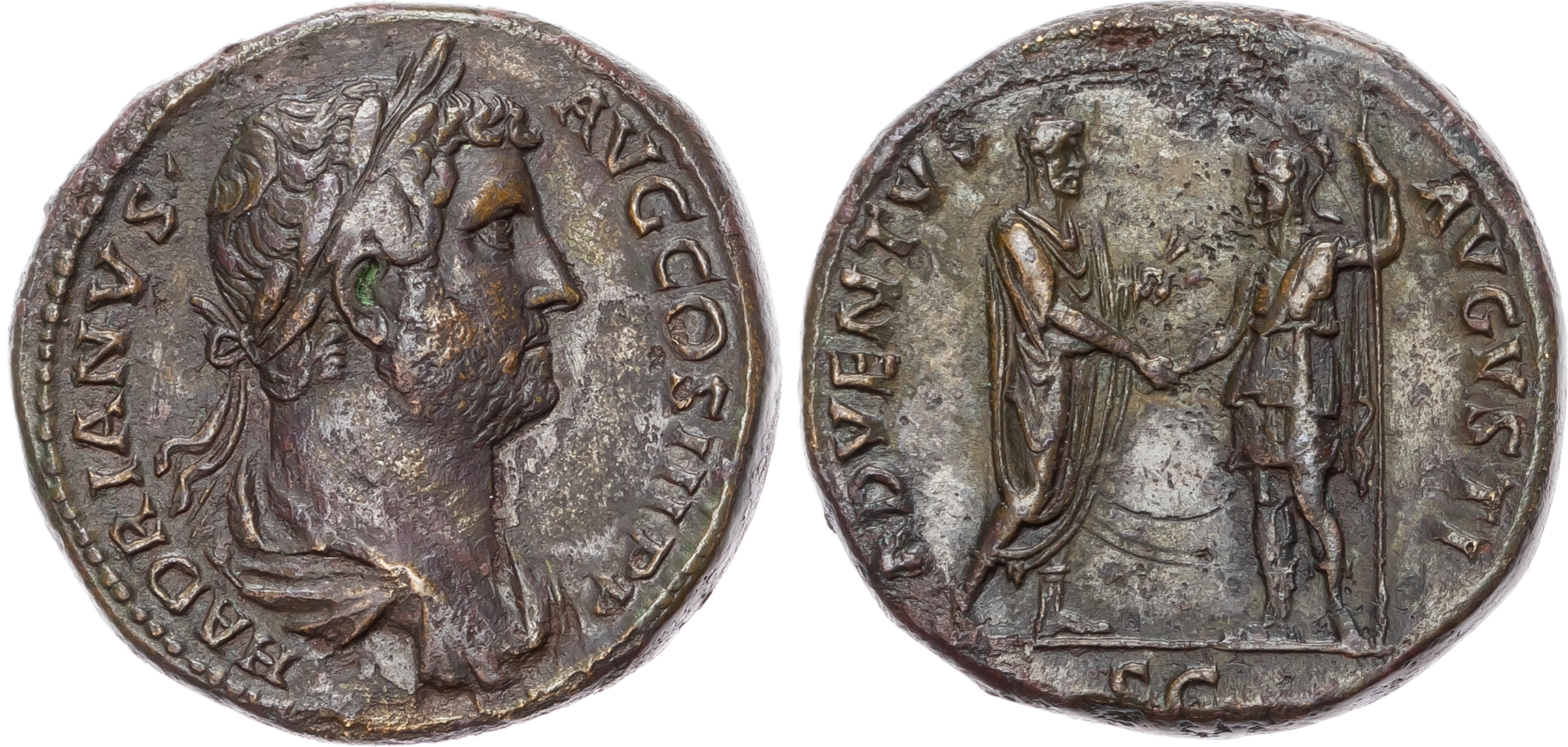 Hadrian (AD 117-138), AE Sestertius, Rome, AD 133-135, 28.18g.