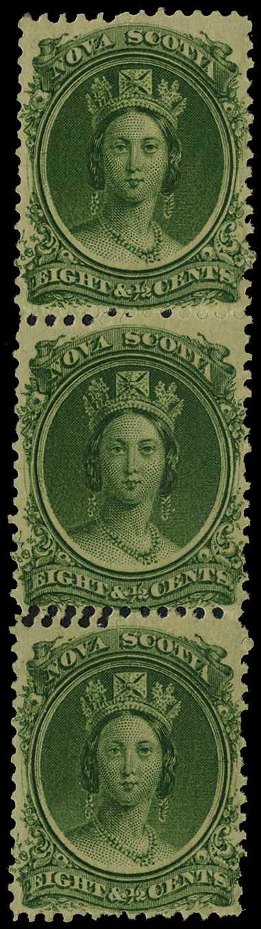1860-63 8½ct yellow-green, yellowish...