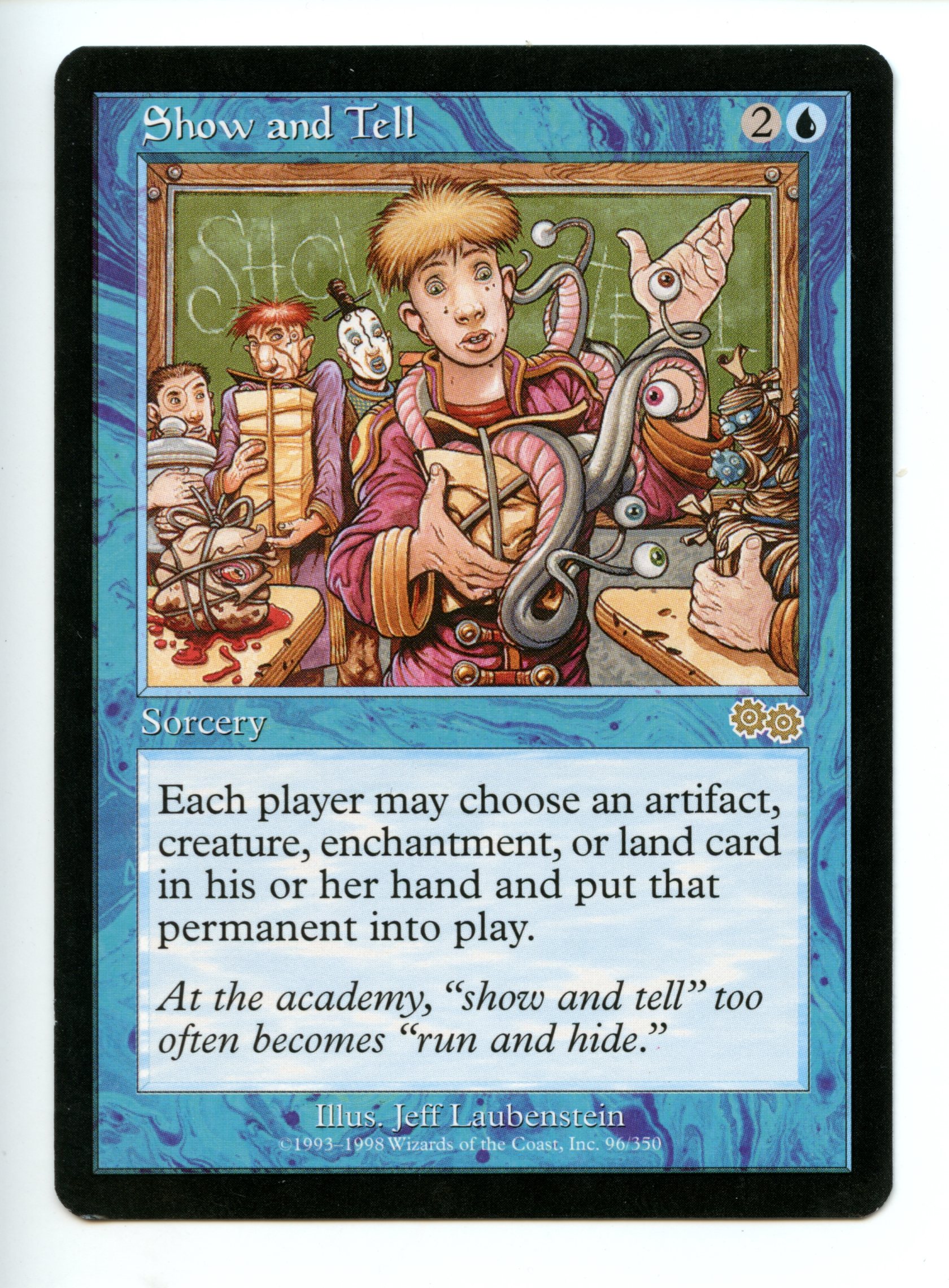 Magic The Gathering - Show and Tell - Urza's Saga - Near Mint Condition