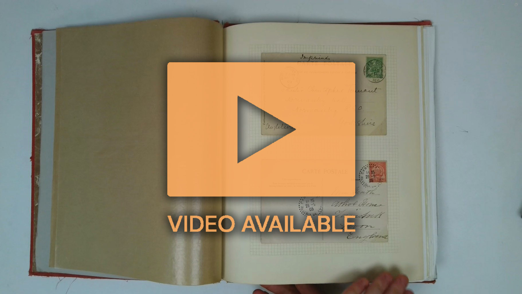 Tunisia 1890-1950s postal history in two albums